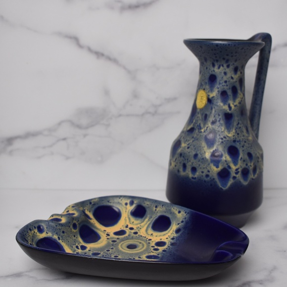 Vintage MCM Eckhardt & Engler Vase and Tray Made in Germany - Picture 9 of 12